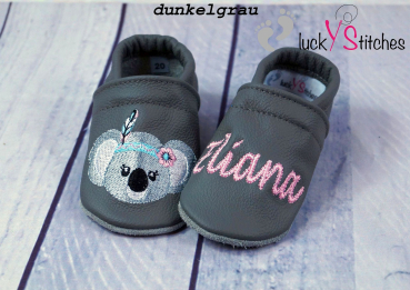 Lederpuschen Boho Koala 2